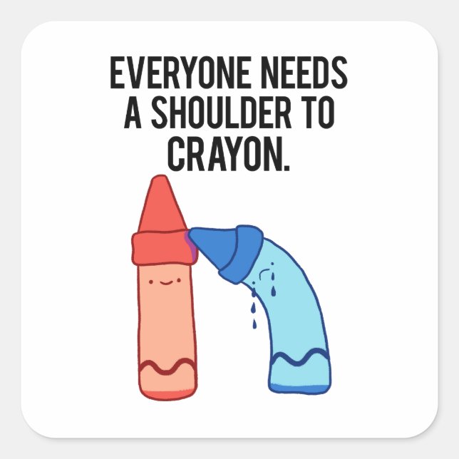 Sticker À Pun Artiste Artiste De La Crayon (Devant)