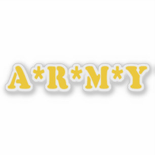 STICKER A*R*M*Y