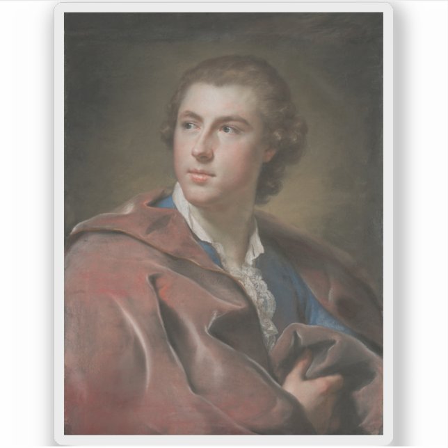 Sticker A.R. Mengs - Portrait de William Burton Conyngham (Devant)