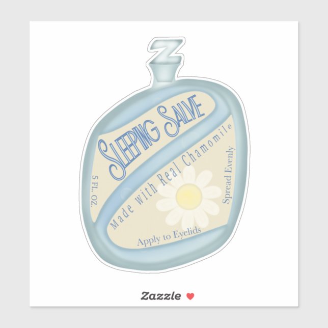 Sticker à salve couché (Feuille)