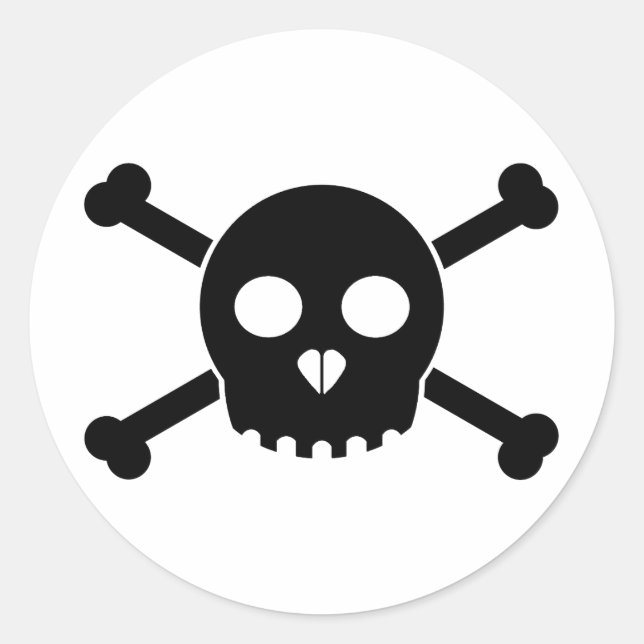 Sticker à tête droite de Black Deth (Devant)