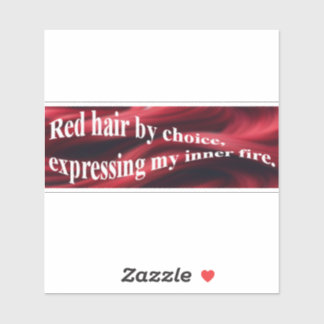 Sticker à tête rouge 1