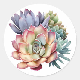 Sticker À Thème Succulent