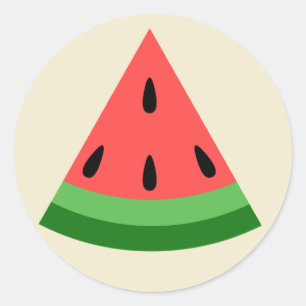 Sticker à tranche de pastèque