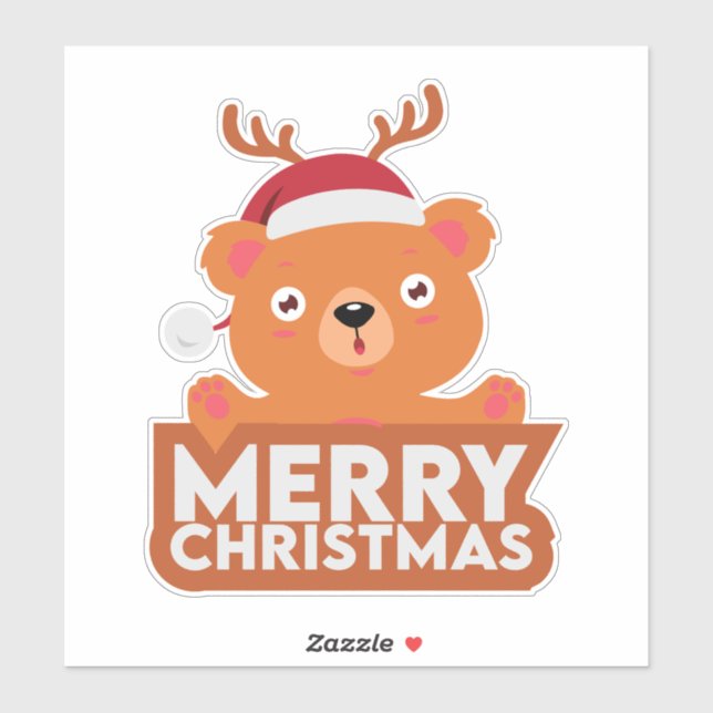 Sticker A Very Merry Christmas (Feuille)