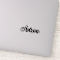 Aaron Name - Calligraphie manuscrite