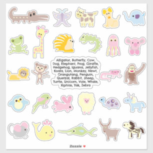 Sticker ABC Animaux