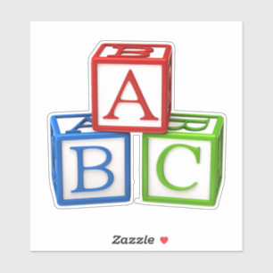 Sticker ABC Blocks