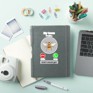 Sticker Abeille apicultrice Drôle abeilles Appelant Apiar