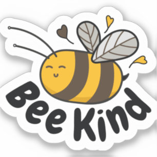 Sticker Abeille mignonne