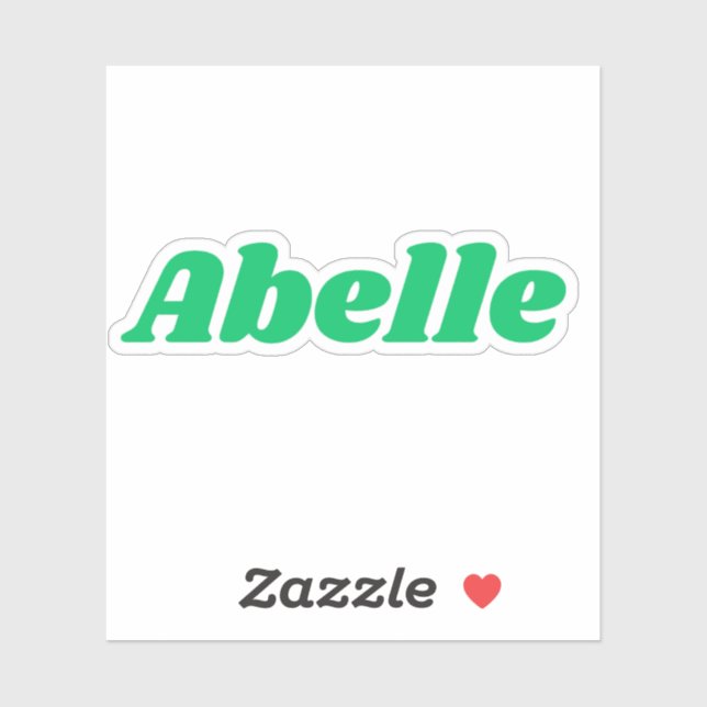 Sticker Abelle (Feuille)