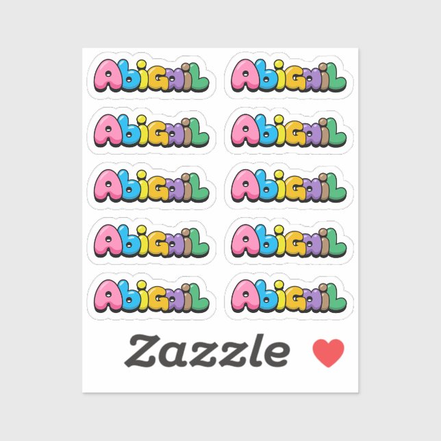 Sticker Abigail (Feuille)