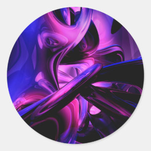 Sticker Abstrait Passions fluorescentes