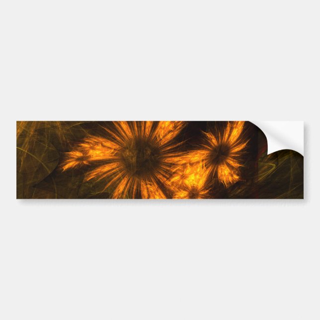 Sticker Abstrait pour pare-chocs de jardin Mystiqu (Devant)