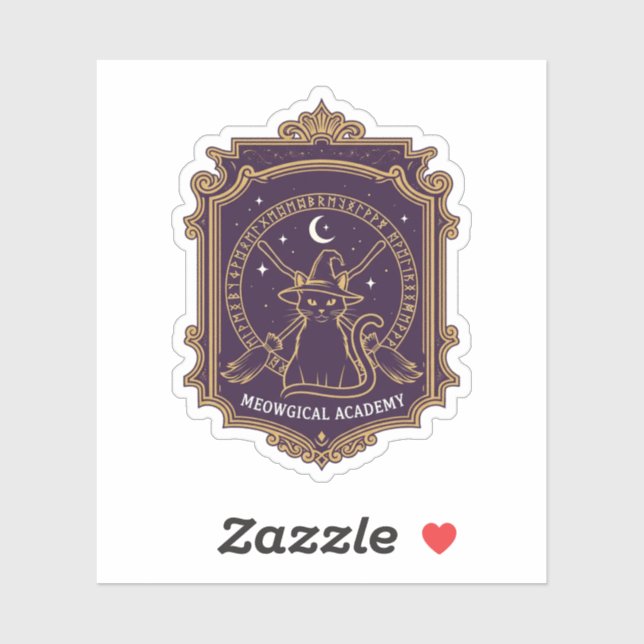 Sticker Académie de médecine - Cimetière de l'école de cha (Feuille)