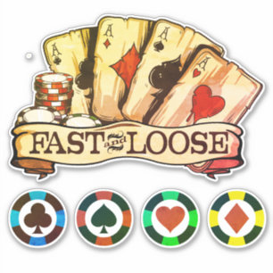 Sticker Aces puces de poker rapide et libre