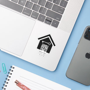 Sticker Acheter ou vendre des décalcomanies immobilières, 