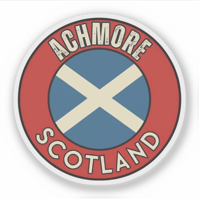 Sticker Achmore, Écosse (Devant)