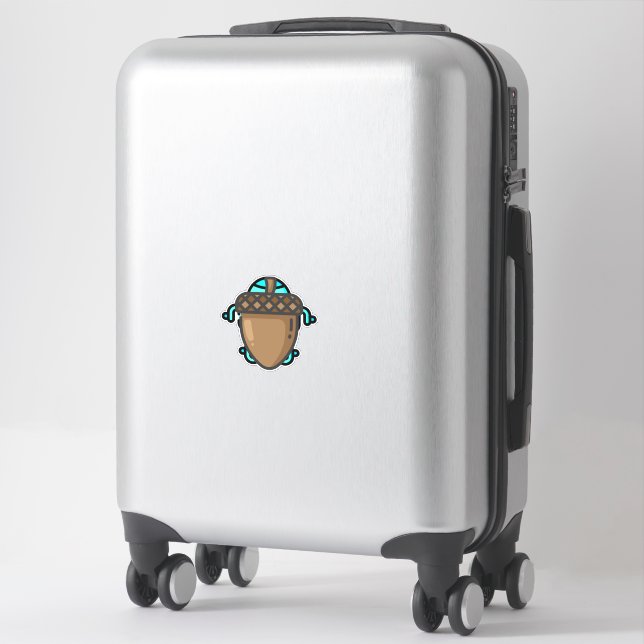 Sticker acorn (Sur valise)