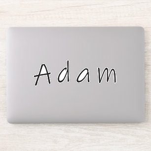 Sticker Adam nom, pour Adam