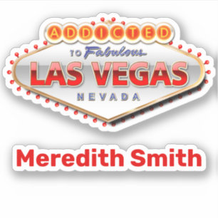 Sticker Addicé Au Fabuleux Las Vegas, NV