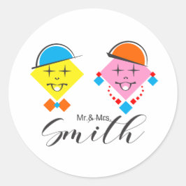 Sticker / Adesivo Mr. & Mrs. Smith