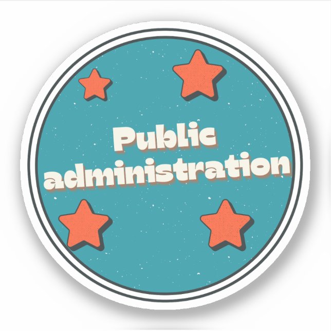 Sticker Administration Publique (Devant)
