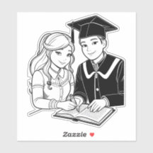 Adolescent Garçon et fille Étudier