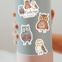 Adorable Chouettes d'aquarelle Owlways a Hoot