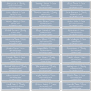 Sticker Adresse du Mariage de script moderne