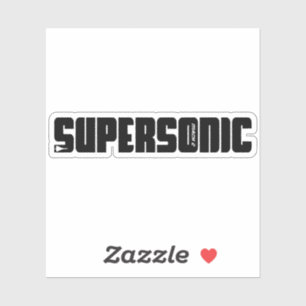 Sticker Aéronefs Supersonic Jet