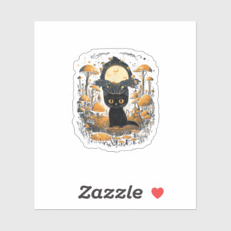 Sticker Aesthetic Goblincore And Cottagecore Under Mushroo