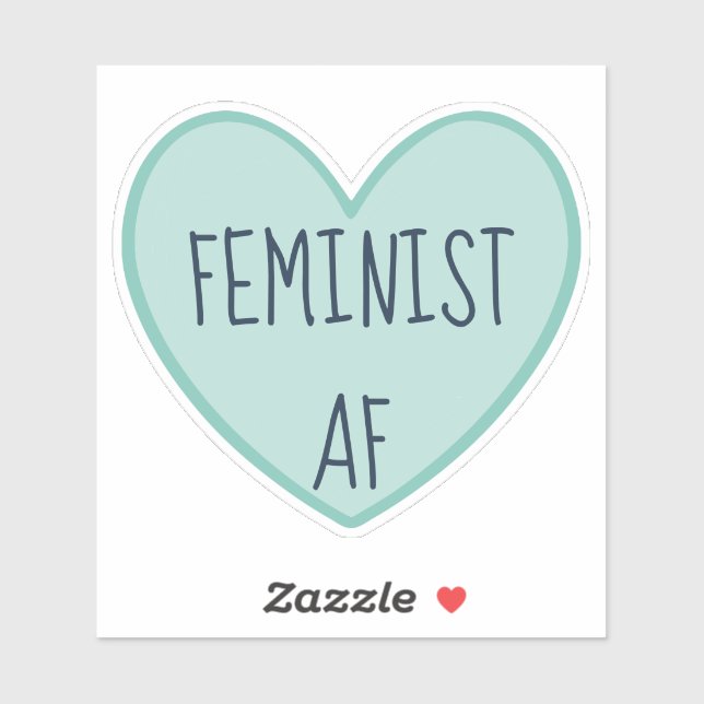 Sticker "AF féministe" (Feuille)