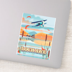 Sticker Affiche de voyage Loch Awe Écosse
