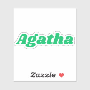 Sticker Agatha