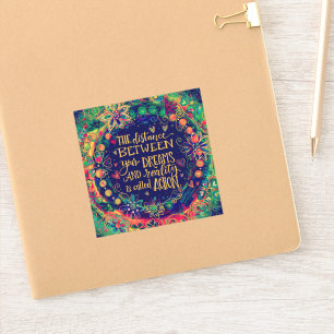 Sticker Agir Encouragement Plutôt Inspiritisme