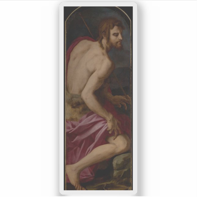 Sticker Agnolo Bronzino - Saint Jean Baptiste (Devant)