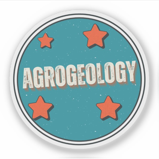 Sticker Agrogéologie (Devant)