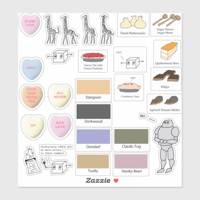 Sticker AI Collection d'étranglement (Feuille)