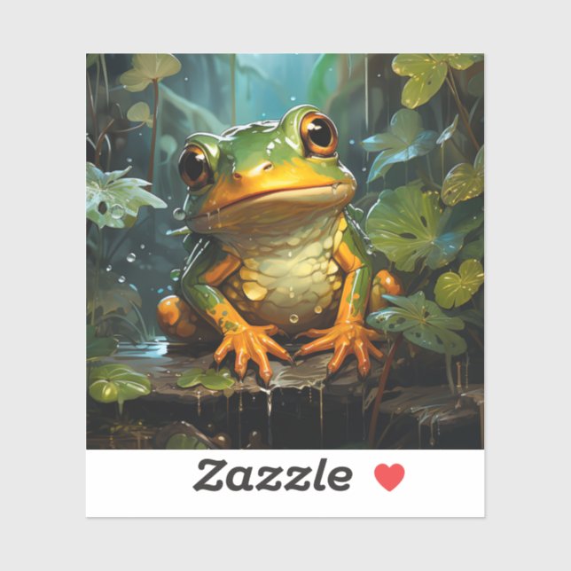 Sticker Ai Frog (Feuille)