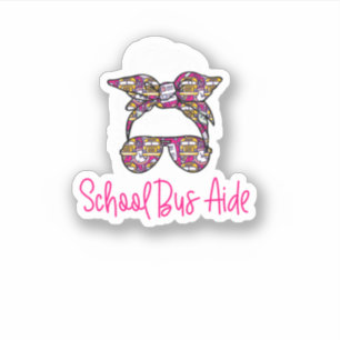 Sticker Aide aux autobus scolaires