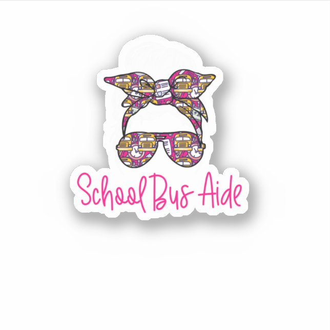 Sticker Aide aux autobus scolaires (Devant)