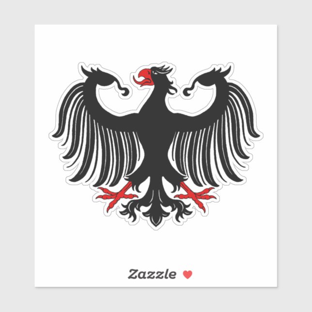 Sticker Aigle allemand (Feuille)
