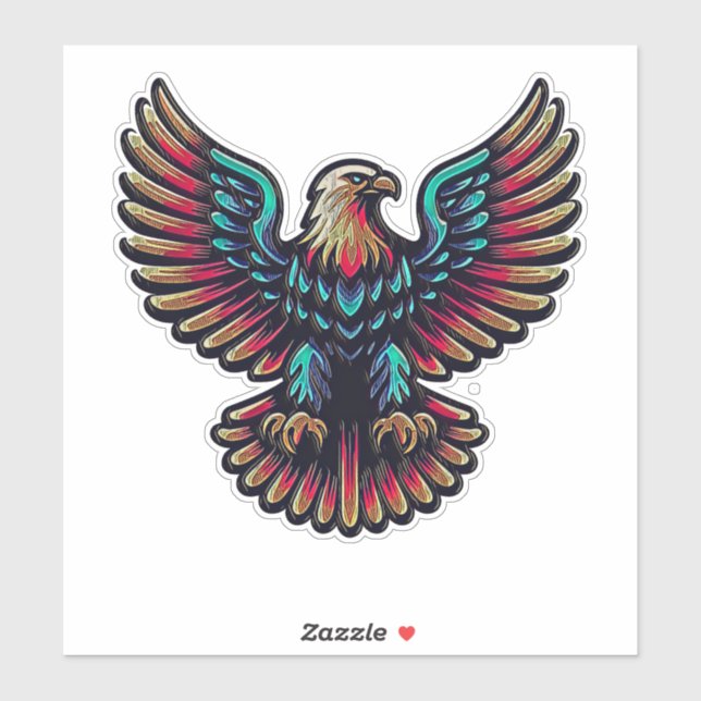 Sticker Aigle américain 402 (Feuille)