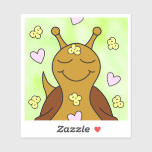 Sticker Aiguille Mignonne Avec Popcorn Et Coeurs   Vinyle