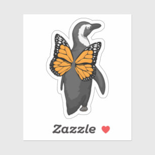 Sticker Ailes de papillon pingouin