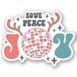 Sticker Aimer la paix et la joie | Noël Super