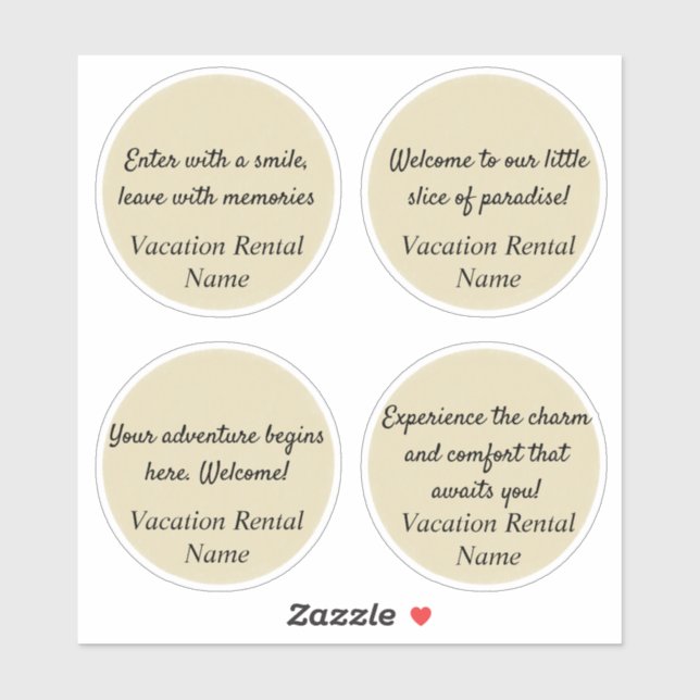 Sticker Airbnb / Location de vacances Stickers Bie (Feuille)