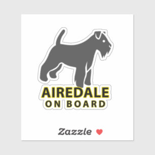 Sticker Airedale À Bord