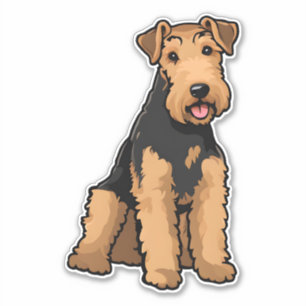 Sticker Airedale Terrier